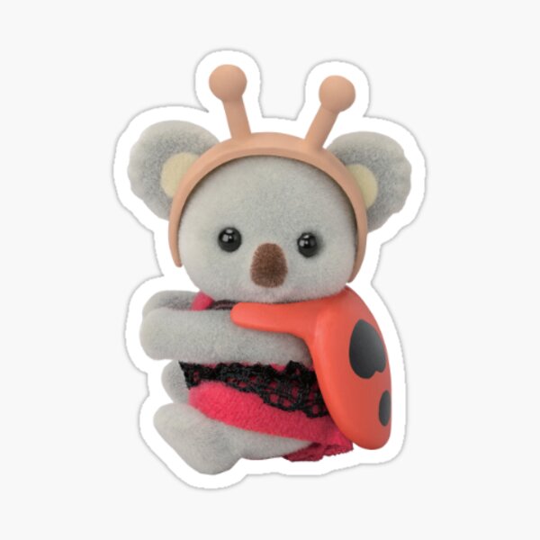 Item preview, baby forest koala lady bug calico critter designed and sold by purpletooths.