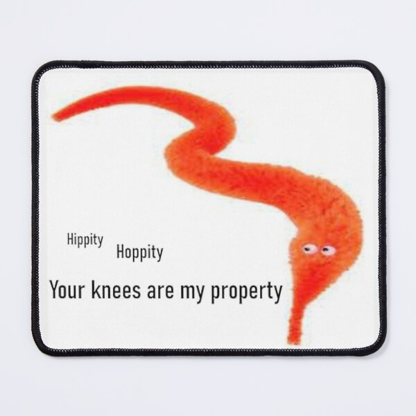 Item preview, knees are my property worm designed and sold by unhingedstrings.
