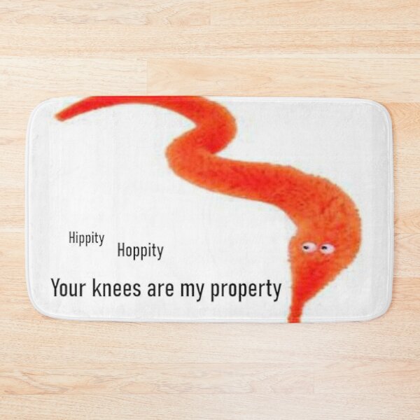 Item preview, knees are my property worm designed and sold by unhingedstrings.