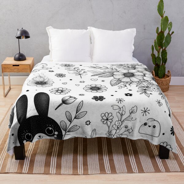 Item preview, Pattern flowers  in black and white designed and sold by asbno19.