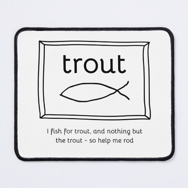 Item preview, Trout oath designed and sold by theconfusedangler.