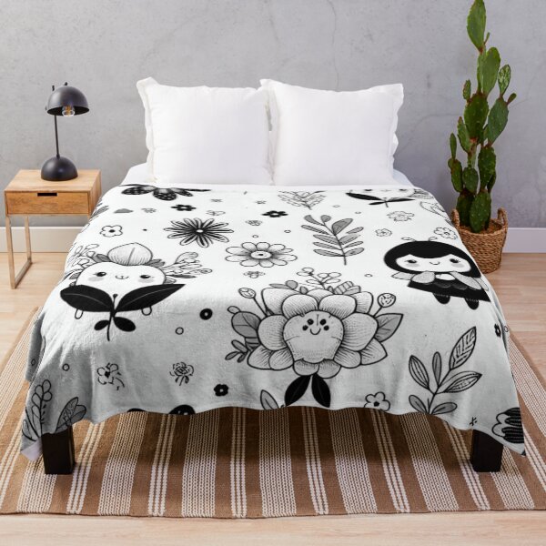 Item preview, Pattern flowers  in black and white designed and sold by asbno19.
