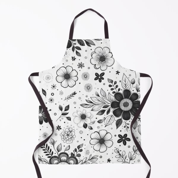 Item preview, Pattern flowers in black and white designed and sold by asbno19.