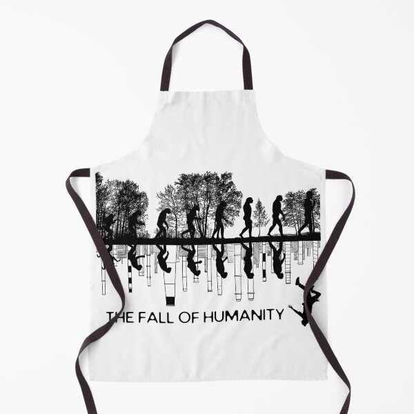 Item preview, The fall of humanity, AI, black humor, Evolution, designed and sold by GOLDENGARDENART.