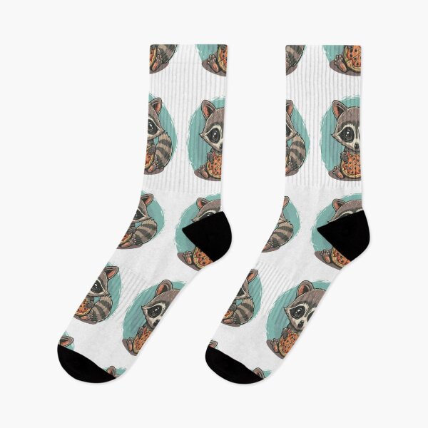 Item preview, Funny cute kawaii raccoon eating something designed and sold by Trend-Beaver.