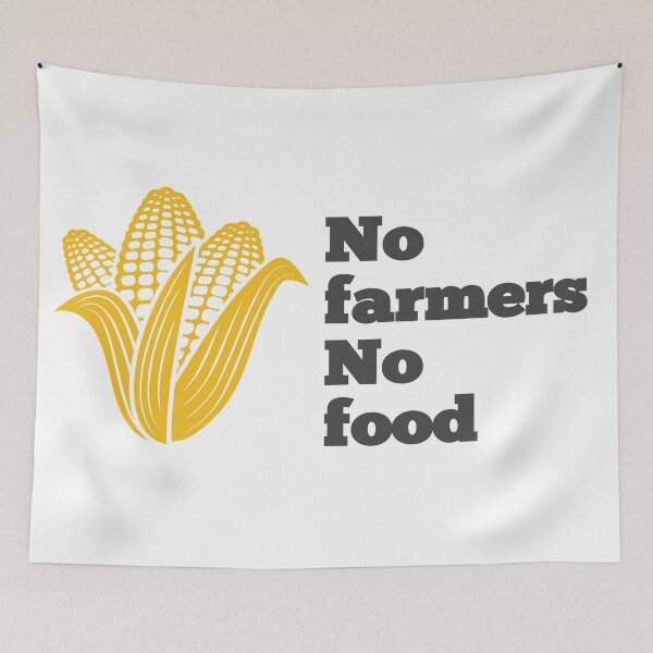 Item preview, No farmers No food designed and sold by Creative-zone06.