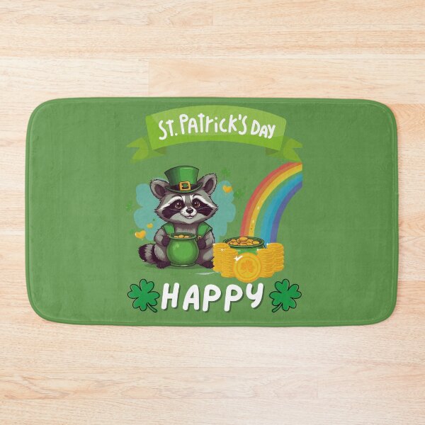 Item preview, Happy St Patricks Day - Funny Patrick's Day Lucky Raccoon designed and sold by Raccoon's World.
