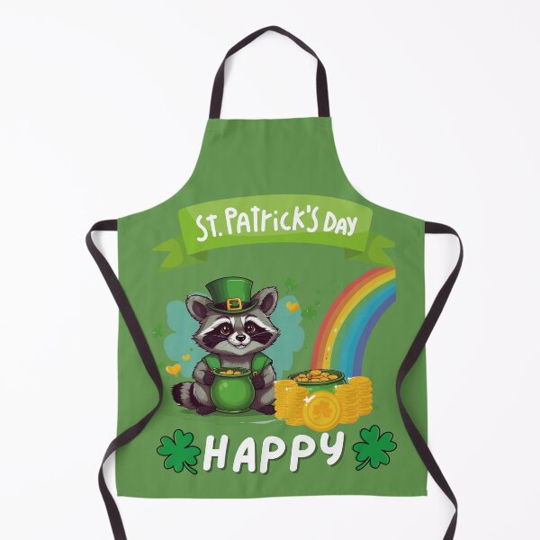 Item preview, Happy St Patricks Day - Funny Patrick's Day Lucky Raccoon designed and sold by Raccoon's World.