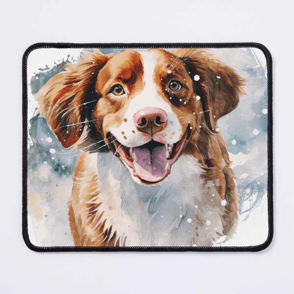 Item preview, Watercolor Cute Brittany Dog designed and sold by TheAnimalZ00.
