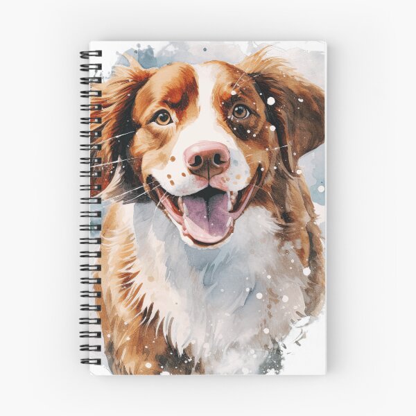 Item preview, Watercolor Cute Brittany Dog designed and sold by TheAnimalZ00.