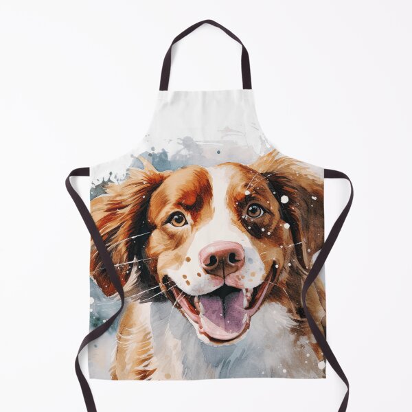 Item preview, Watercolor Cute Brittany Dog designed and sold by TheAnimalZ00.
