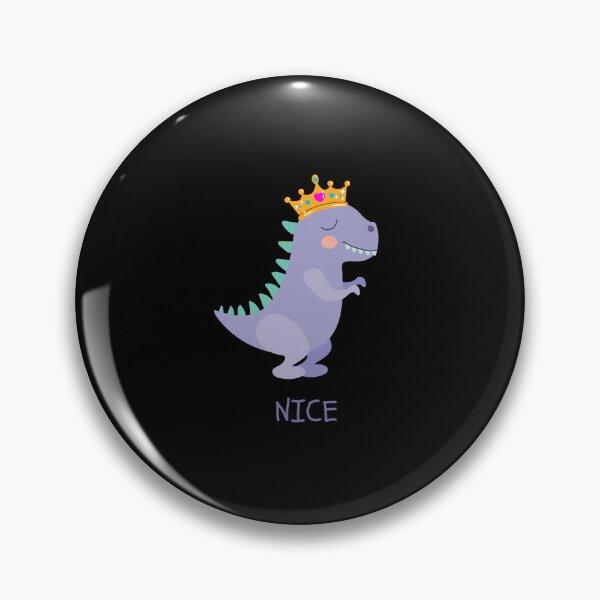 Item preview, dinosaur with crown designed and sold by CCEINnoc.