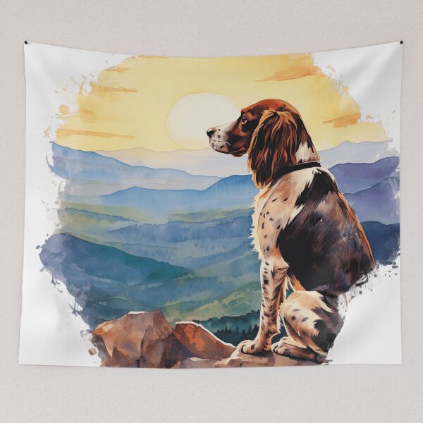 Item preview, Watercolor Brittany Dog designed and sold by TheAnimalZ00.