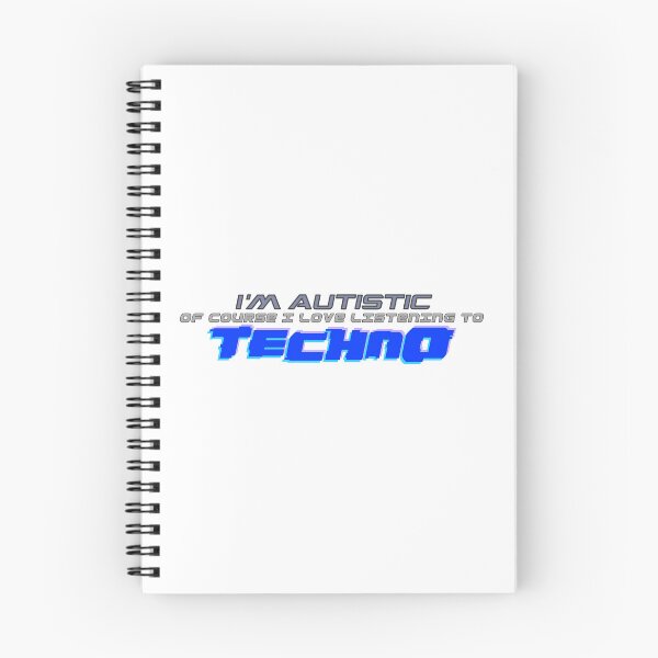 Item preview, Im Autistic - Listening To Techno designed and sold by Sky Brundall Concepts.