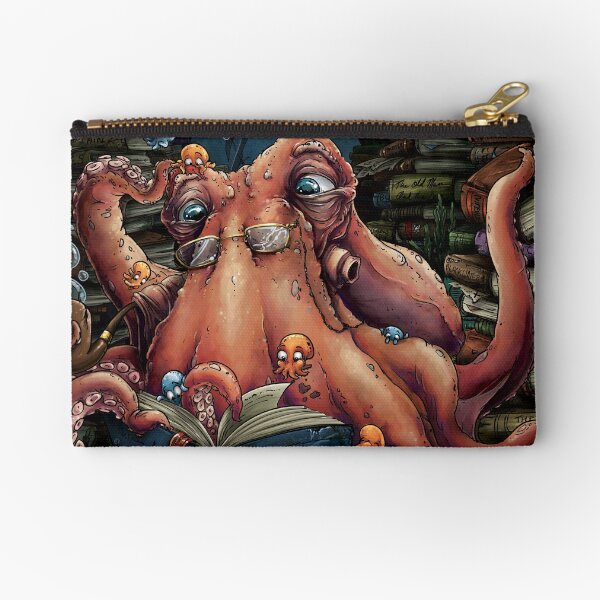Grandpa Octopus Zipper Pouch
