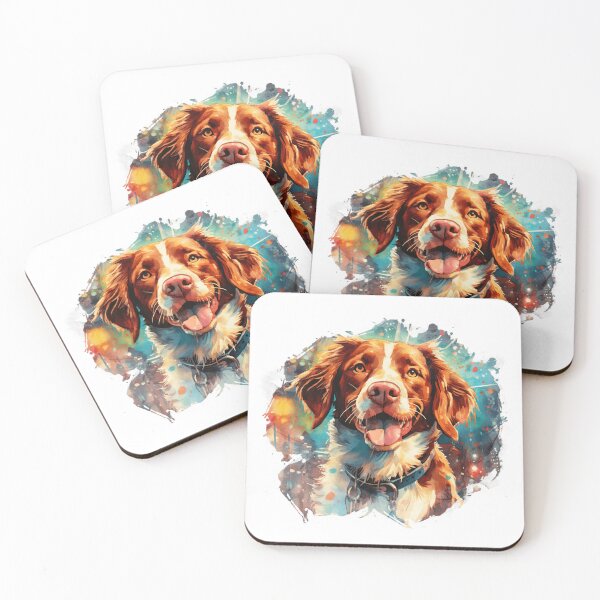 Item preview, Cute Brittany Dog Face designed and sold by TheAnimalZ00.