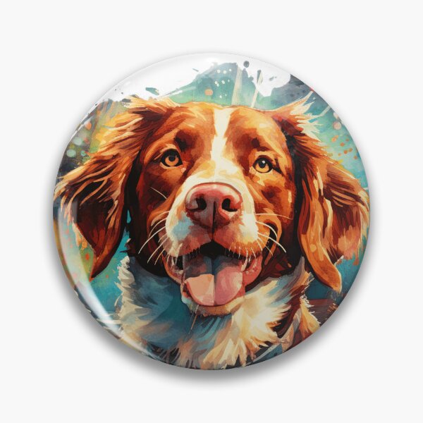 Item preview, Cute Brittany Dog Face designed and sold by TheAnimalZ00.