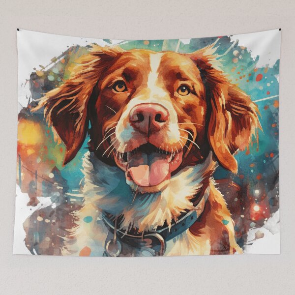 Item preview, Cute Brittany Dog Face designed and sold by TheAnimalZ00.