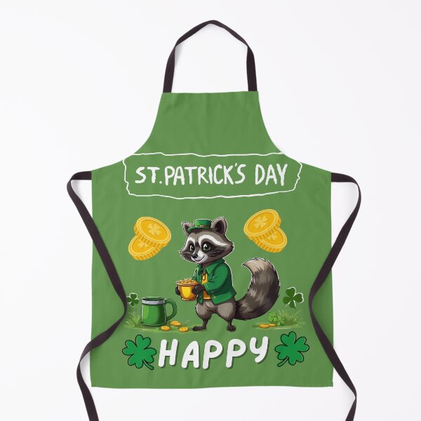 Item preview, Happy St Patricks Day - Funny Patrick's Day Lucky Raccoon designed and sold by Raccoon's World.