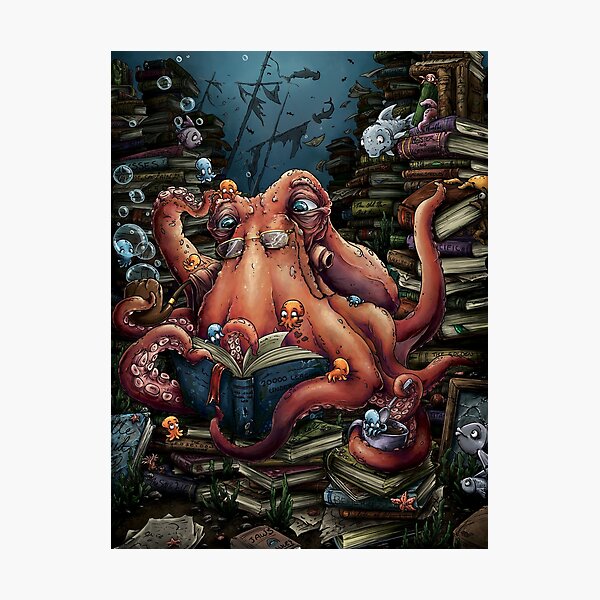 Grandpa Octopus Photographic Print