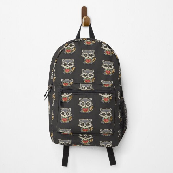 Item preview, Funny cute kawaii raccoon eating something designed and sold by Trend-Beaver.