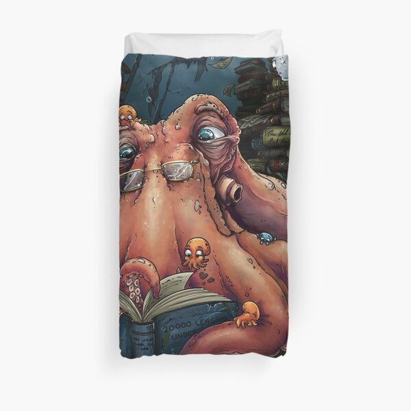 Grandpa Octopus Duvet Cover