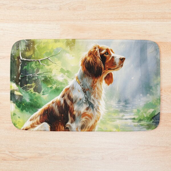 Item preview, Forest Brittany Spaniel Dog designed and sold by TheAnimalZ00.