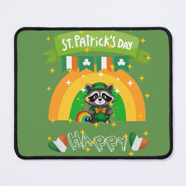 Item preview, Happy St Patricks Day - Funny Patrick's Day Lucky Raccoon designed and sold by Raccoon's World.