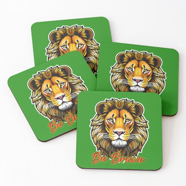 Item preview, A Majestic Lion - Be Brave Quote designed and sold by TheArtOfPat.