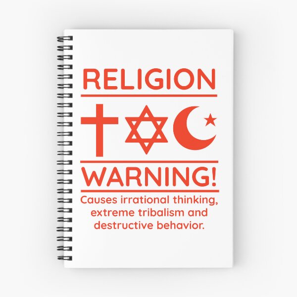 Item preview, Warning about religion  designed and sold by Rachel the Artist .