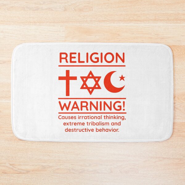 Item preview, Warning about religion  designed and sold by Rachel the Artist .