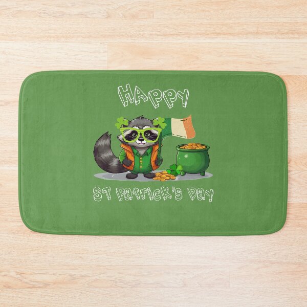 Item preview, Happy St Patricks Day - Funny Patrick's Day Lucky Raccoon designed and sold by Raccoon's World.