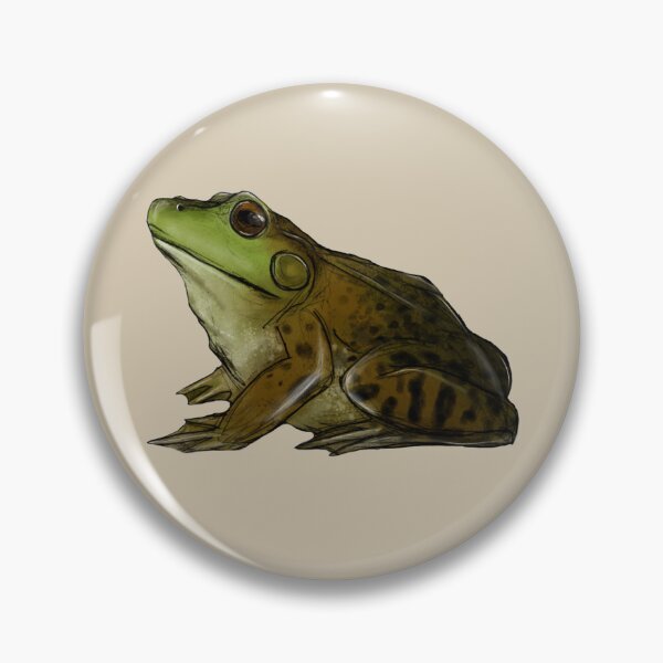 Item preview, Bullfrog (Lithobates catesbeianus) designed and sold by Pogonarts.
