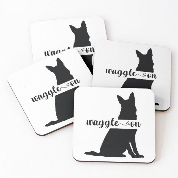 Item preview, German Shepherd Waggle On designed and sold by Whackadoodletee.