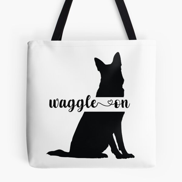 Item preview, German Shepherd Waggle On designed and sold by Whackadoodletee.