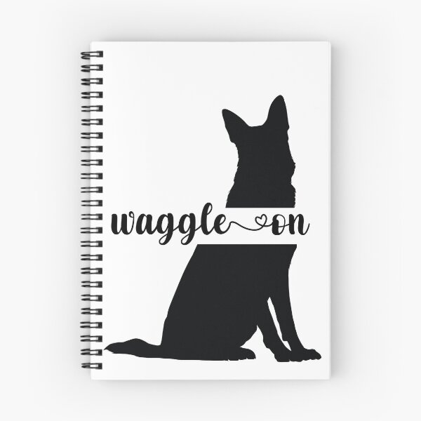 Item preview, German Shepherd Waggle On designed and sold by Whackadoodletee.