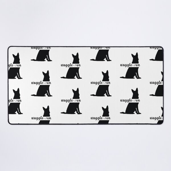 Item preview, German Shepherd Waggle On designed and sold by Whackadoodletee.