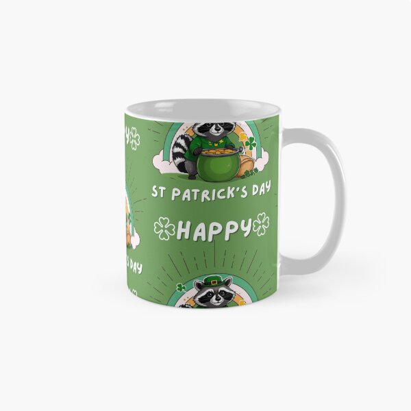 Item preview, Happy St Patricks Day - Funny Patrick's Day Lucky Raccoon designed and sold by Raccoon's World.