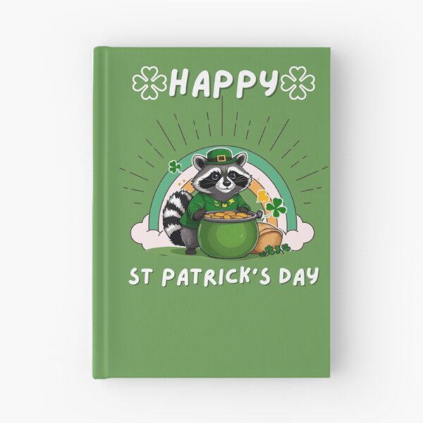 Item preview, Happy St Patricks Day - Funny Patrick's Day Lucky Raccoon designed and sold by Raccoon's World.