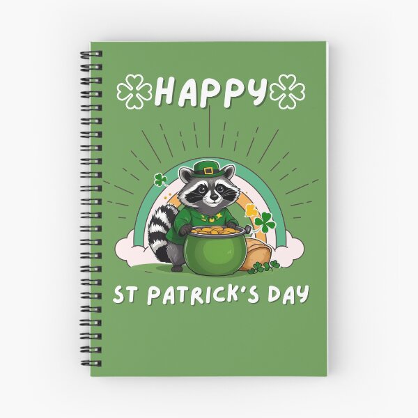 Item preview, Happy St Patricks Day - Funny Patrick's Day Lucky Raccoon designed and sold by Raccoon's World.