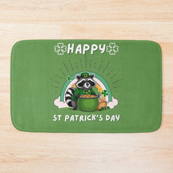 Item preview, Happy St Patricks Day - Funny Patrick's Day Lucky Raccoon designed and sold by Raccoon's World.