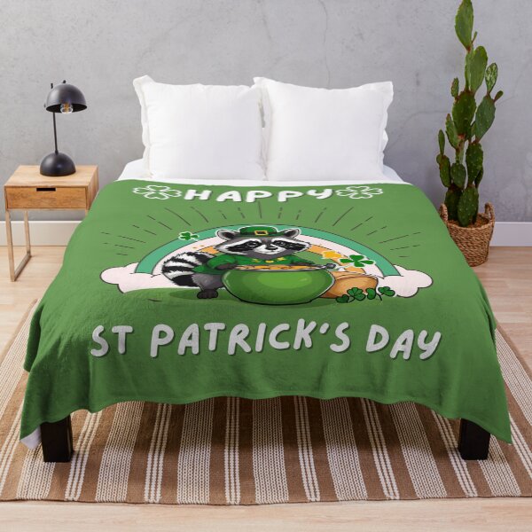 Item preview, Happy St Patricks Day - Funny Patrick's Day Lucky Raccoon designed and sold by Raccoon's World.