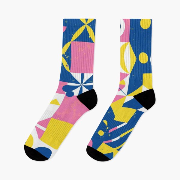Item preview, Neon Dreams: 1980s Retro Geometric Pattern designed and sold by FemmeFlair.