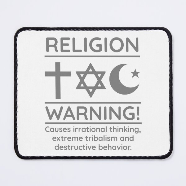 Item preview, Religion warning  designed and sold by Rachel the Artist .