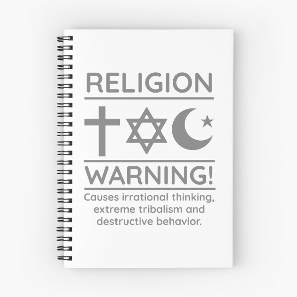 Item preview, Religion warning  designed and sold by Rachel the Artist .
