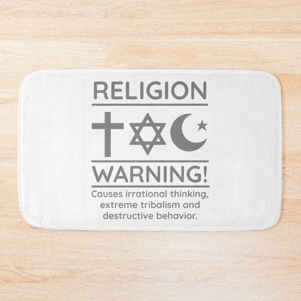 Item preview, Religion warning  designed and sold by Rachel the Artist .