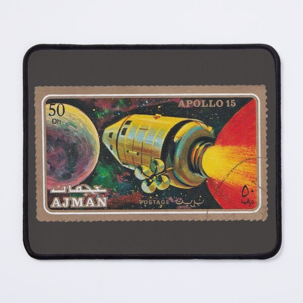 Item preview, Apollo 15 postage stamp themed art designed and sold by Jamester1.
