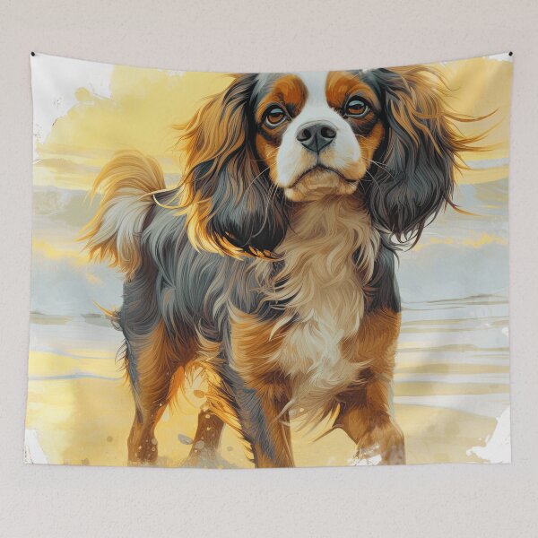 Item preview, Cavalier King Charles Spaniel Beach Dog designed and sold by TheAnimalZ00.
