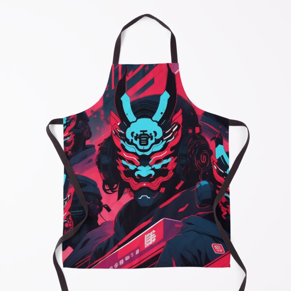 Item preview, Electric Ronin: Neon Oni Cyberpunk Samurai designed and sold by ZipperDragon88.