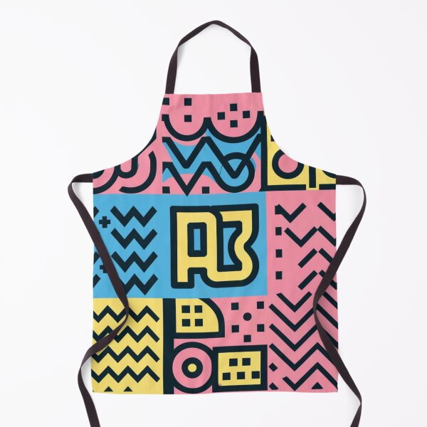 Item preview, Retro Neon Revival: 1980s Geometric Pattern designed and sold by FemmeFlair.
